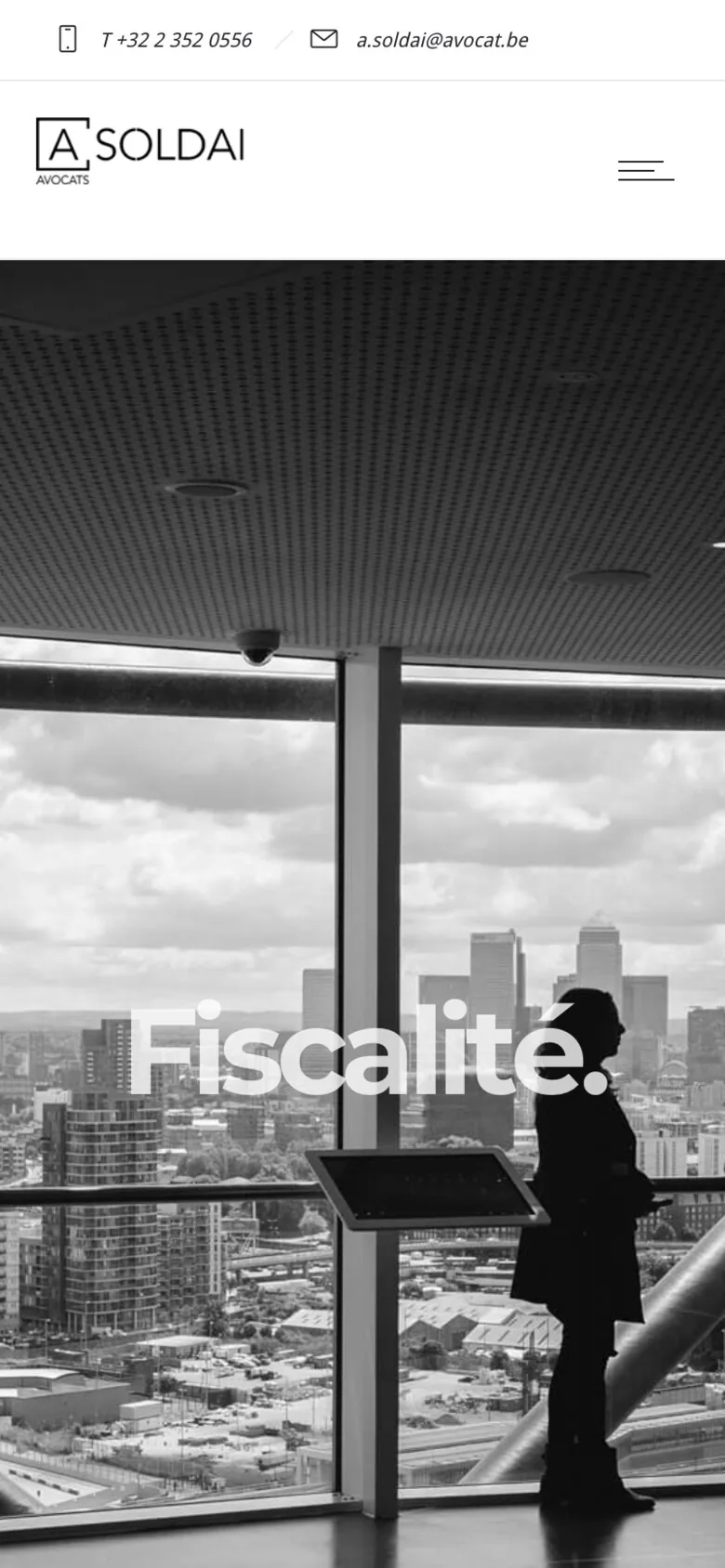 Aurélie Soldai — Avocate sur mobile