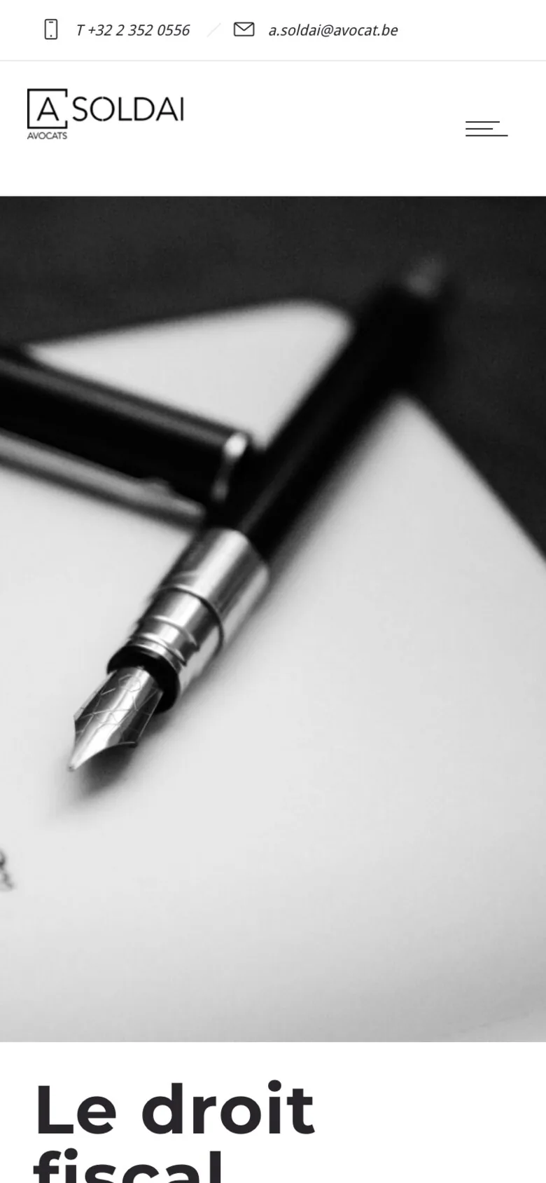 Aurélie Soldai — Avocate sur mobile