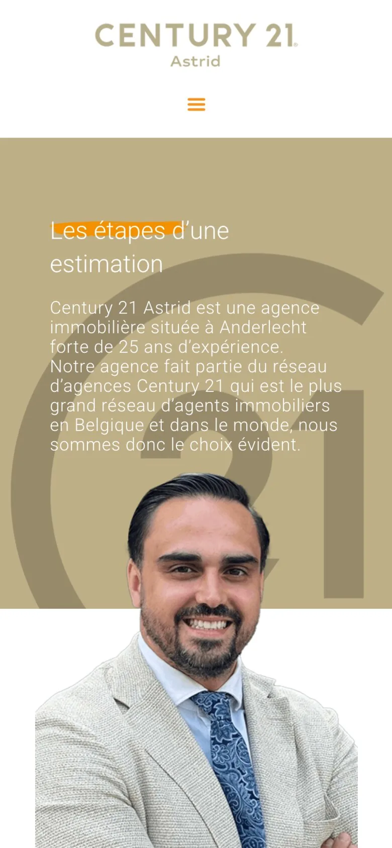Century 21 Astrid sur mobile
