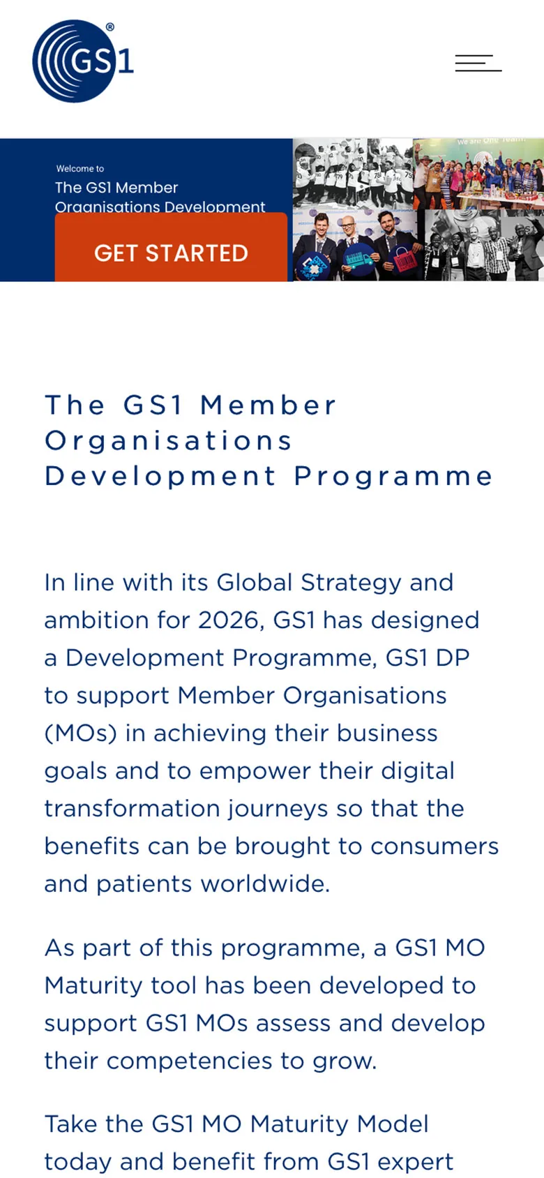 GS1 sur mobile