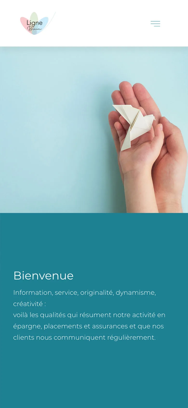 Ligne Bleue sur mobile