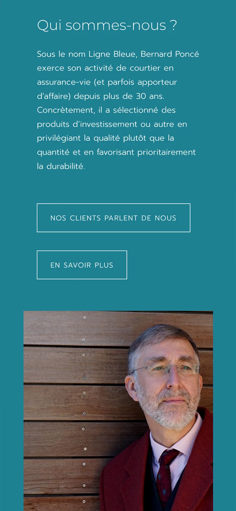 Ligne Bleue sur mobile