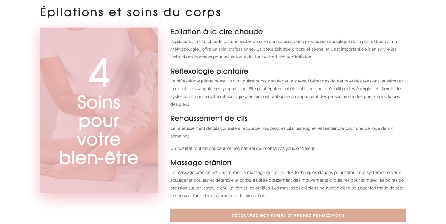 Des pieds à la tête