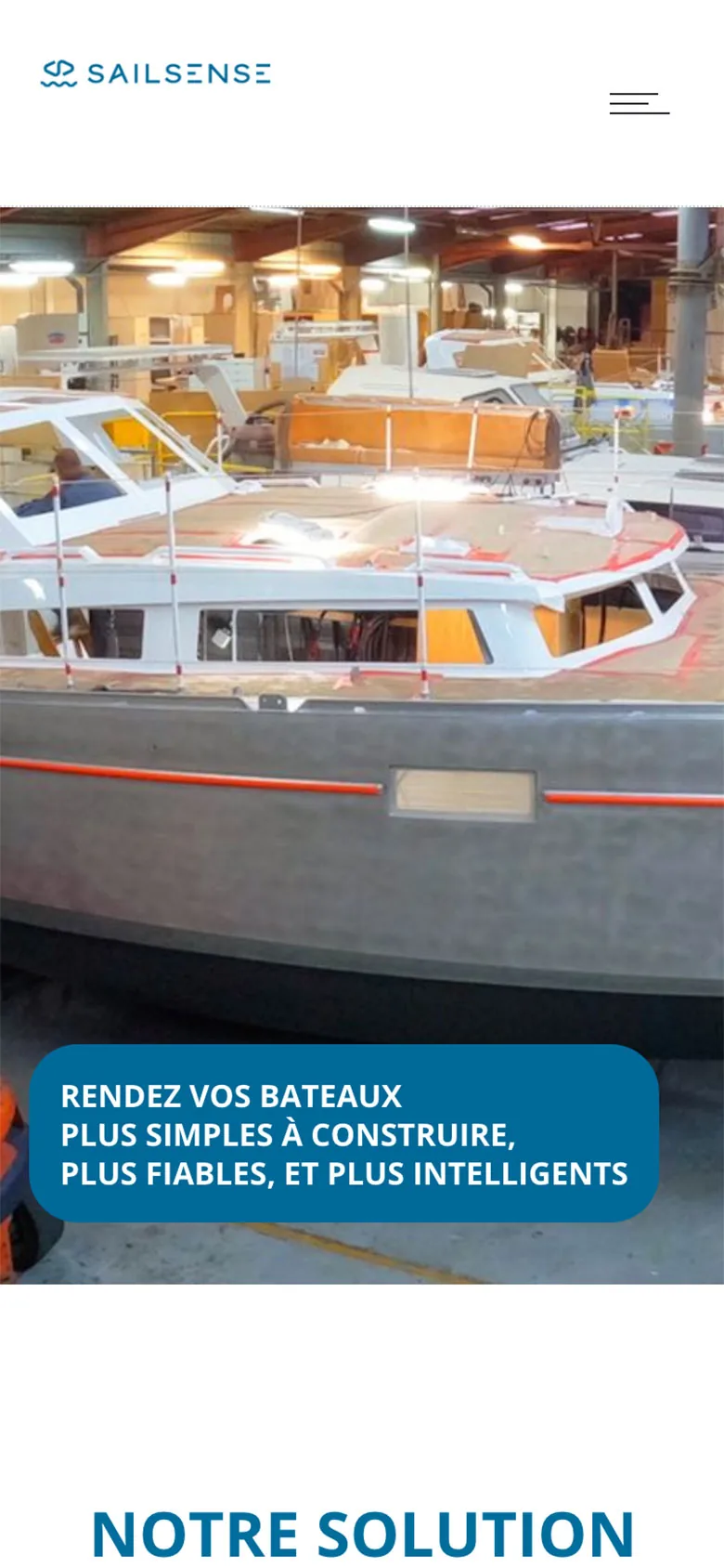 Sailsense sur mobile