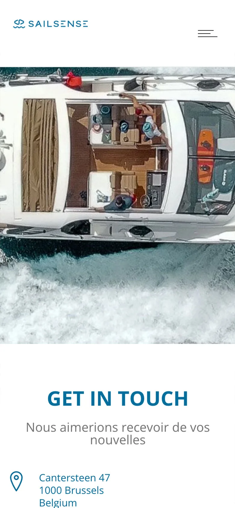 Sailsense sur mobile
