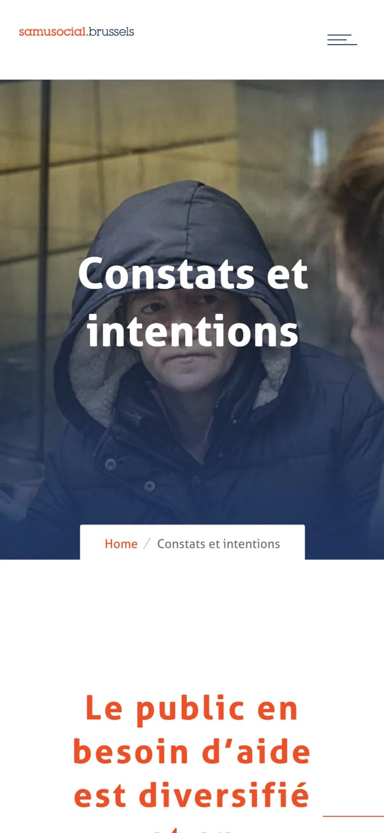 Samusocial — Rapport annuel 2022 sur mobile