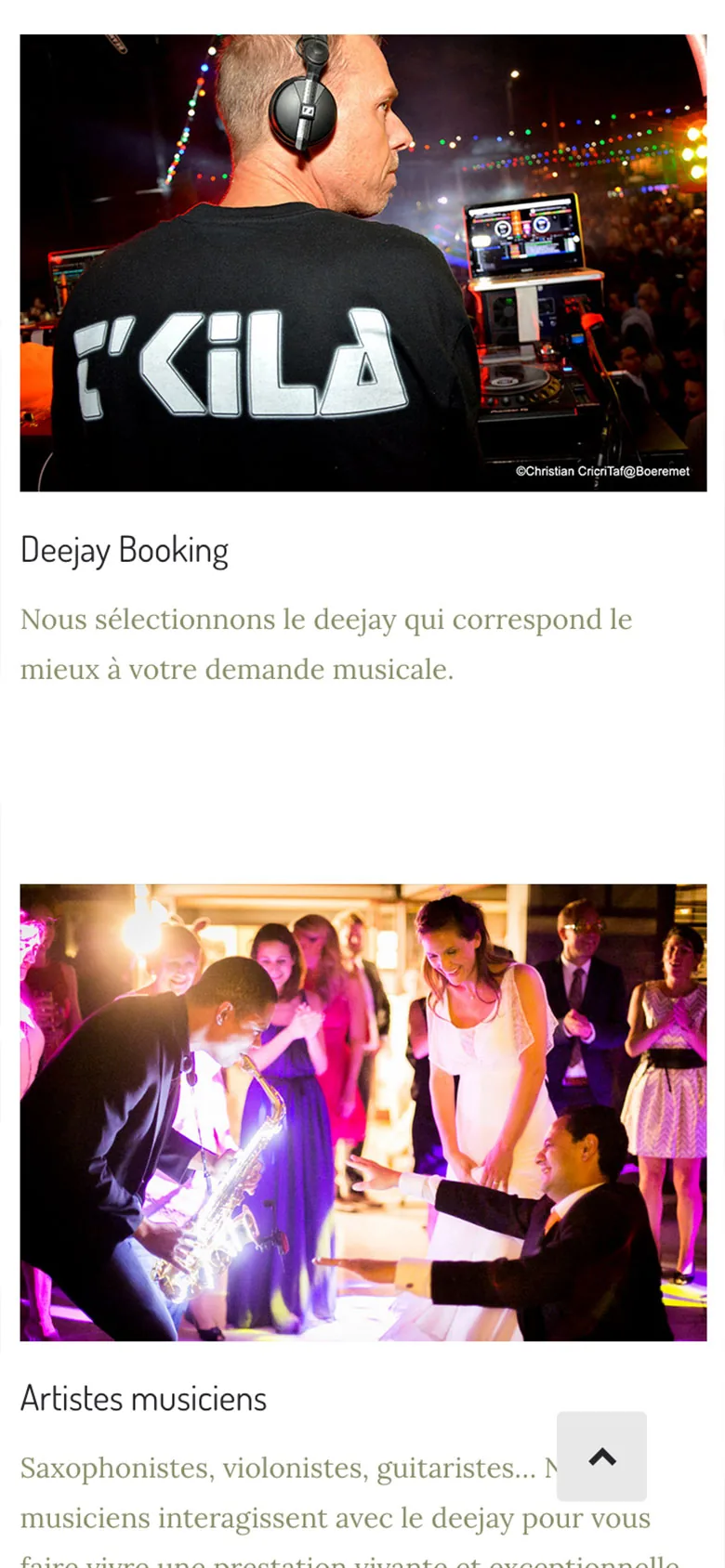 Tkila Booking sur mobile